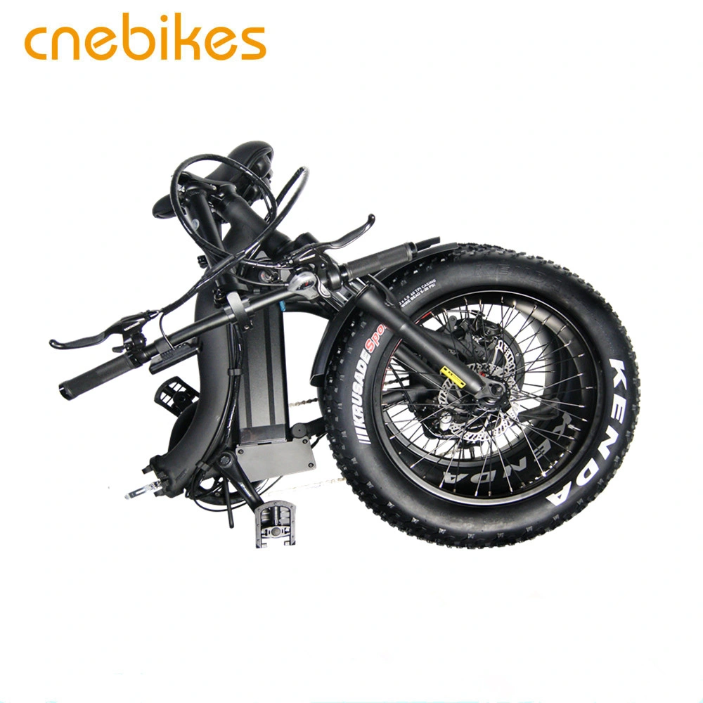 Cnebikes 20'' de los neumáticos de la grasa bicicleta eléctrica plegable bicicleta eléctrica para adultos