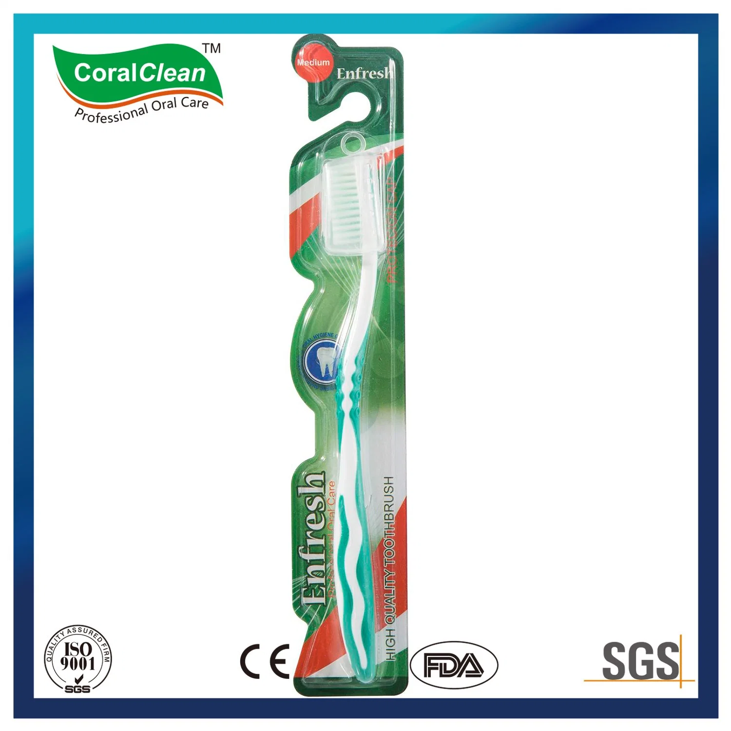 Personal Care Toothbrush with Anti-Slip Handle