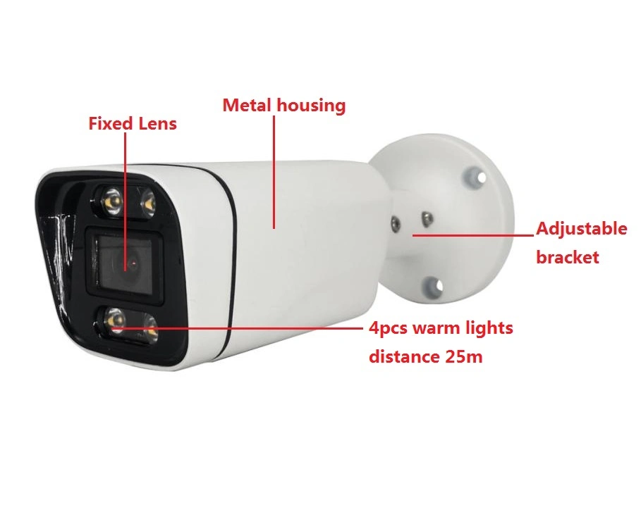 5MP/4MP de vigilancia CCTV profesional de seguridad de red IP de alta definición la cámara de la cámara CCTV Proveedor