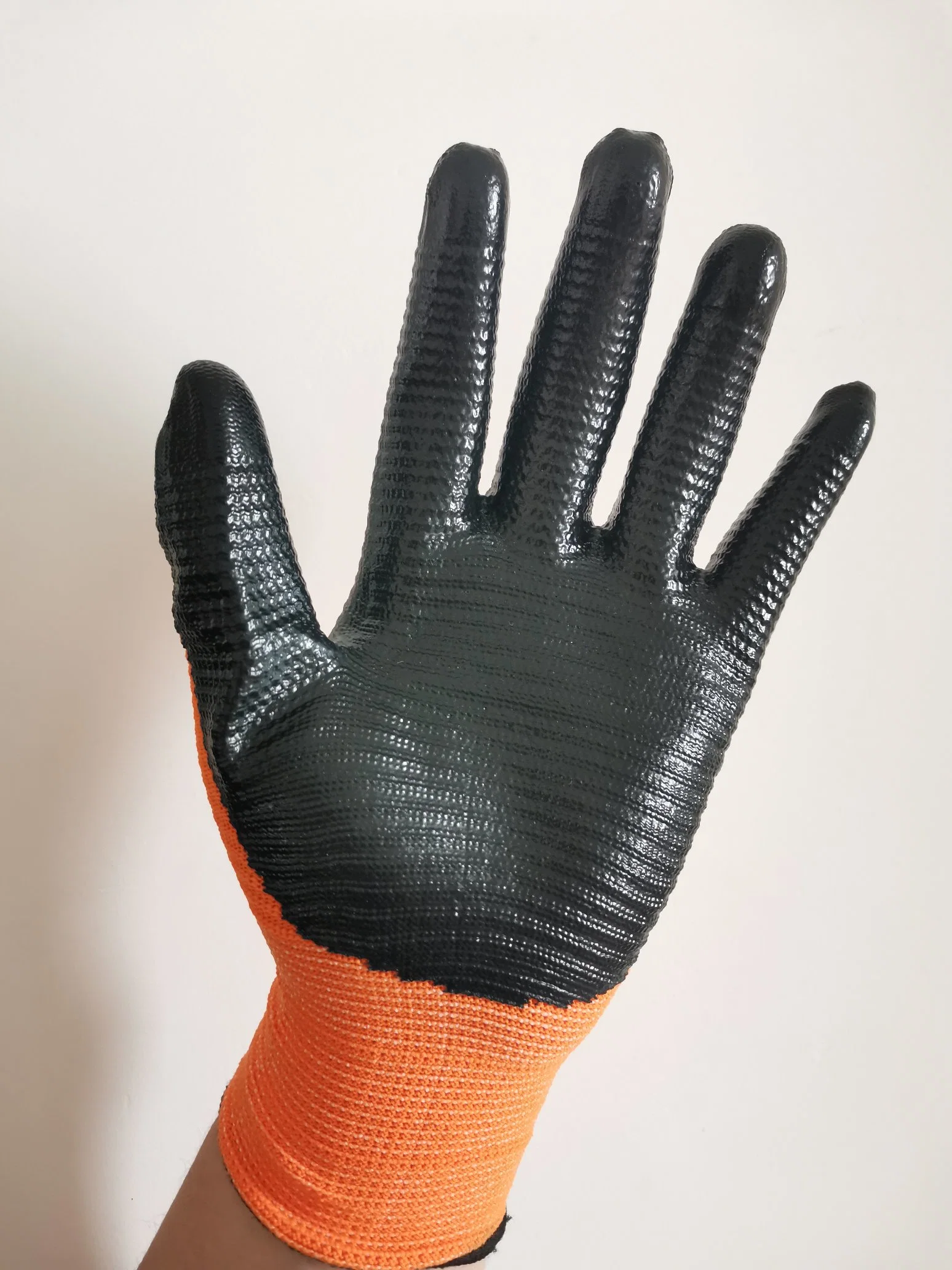 Comfortable Breathable Durable Protective Industrial Latex Foam Coated Labor Safety Working Glove