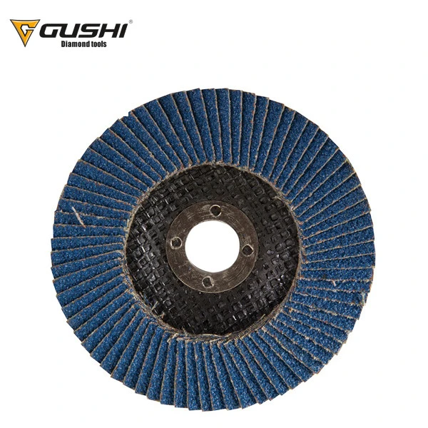 Custom 4"-7" 40#-320# Grit Zirconia Oxide Abrasive Flap Disc for Metal