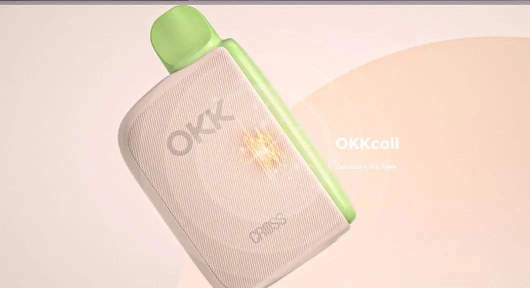 Authentic Okk Cross Disposable/Chargeable Pod Device with Prefilled 12ml E-Juice Replacement Vape Cartridge