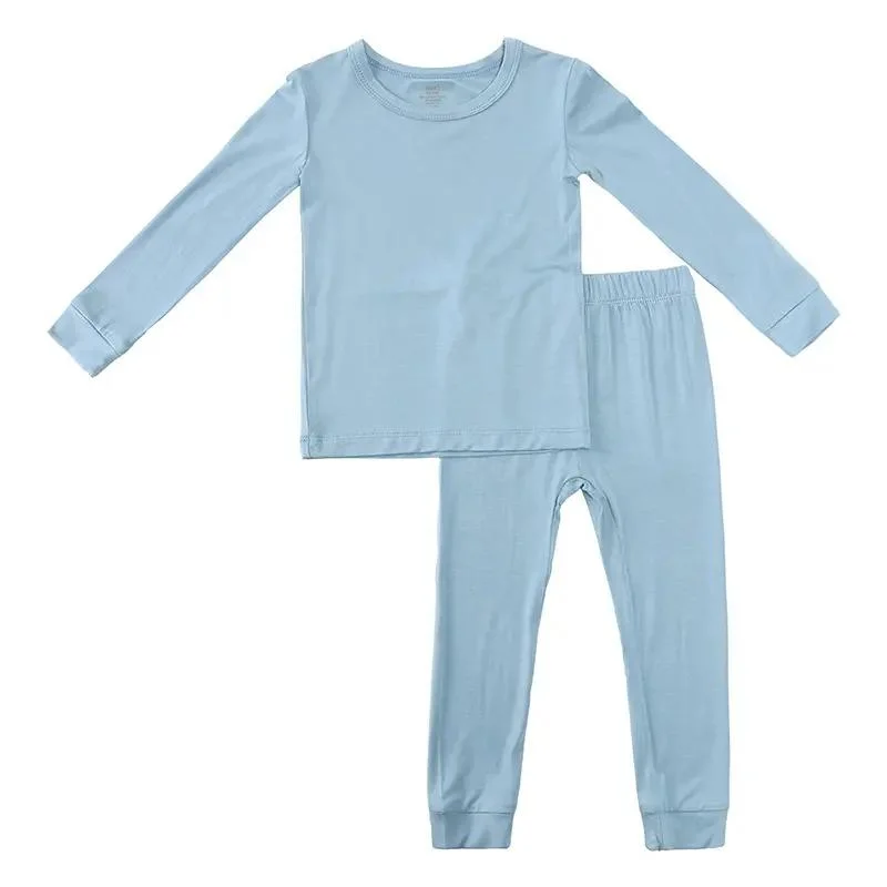 Baby Bamboo Pyjama Bamboo Bekleidung Kinder Pyjama Set 2-Tlg Personalisierbare Bamboo Baby Schlafanzug Kleinkind Fallen Kleidung