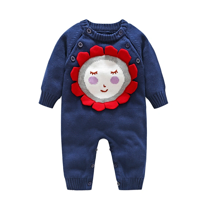 Wholesale New Style Fashion Baby Kids Romper Cotton Newborn Jumsuit Warm Winter Long Sleeve Infant Outfit Romper