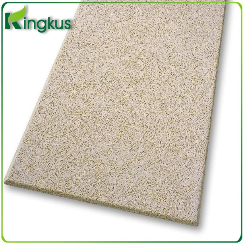 Acoustic Sound Absorbing Wood Wool Fiber Cement Ceiling Wall Panel