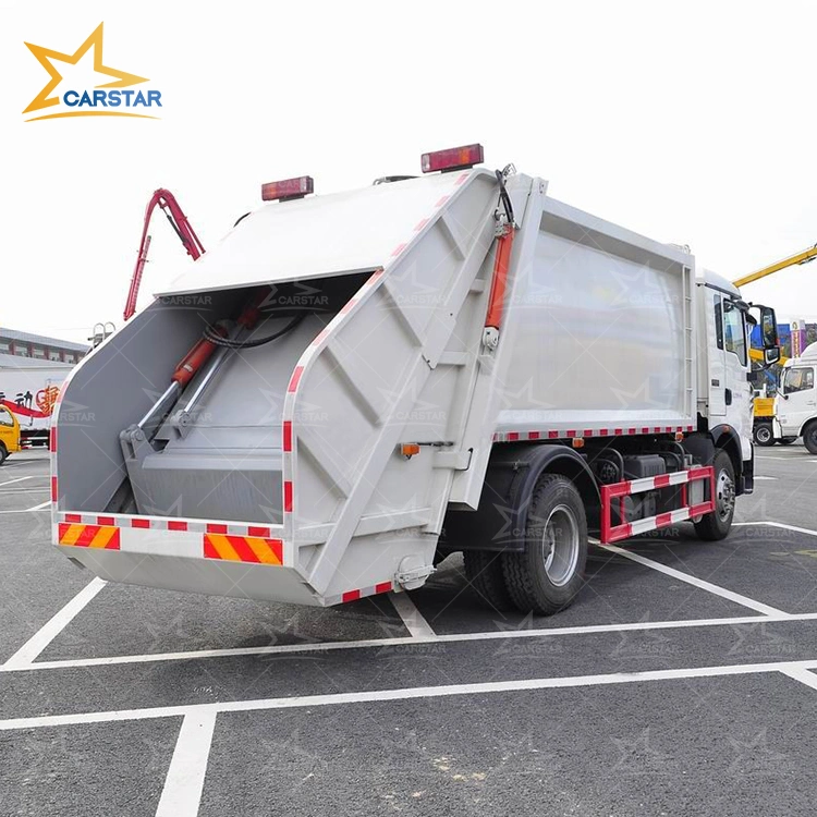 China Manufacturers Heavy Duty HOWO Hydraulic Truck 12/14/16 Cbm Used Garbage Trucks