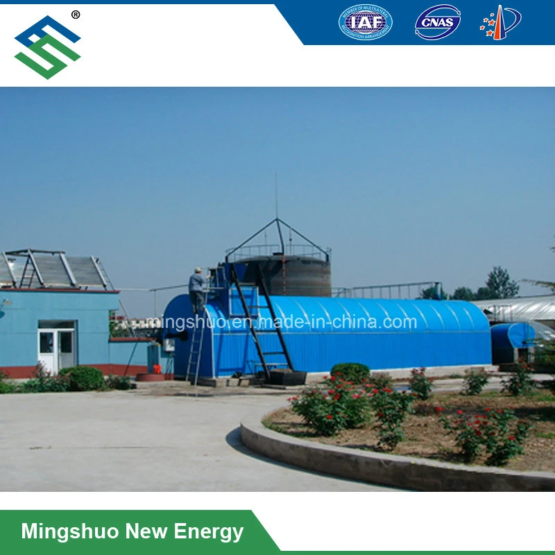 Dry Fermentation Biogas Plant for High Ts% Organic Waste Cow Dung