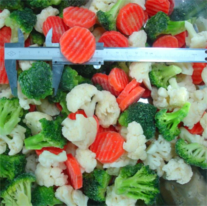 IQF 3 Ways Vegetables Blends, Frozen California Mixed Vegetables with Cauliflower, Broccoli and Carrot