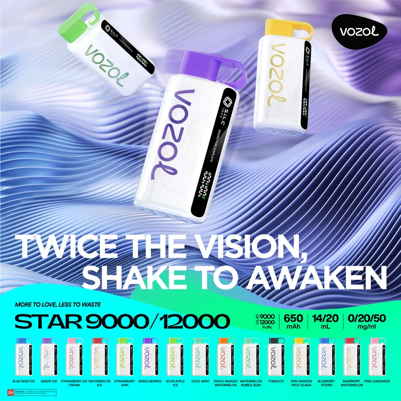 Original Vozol Vape Brand Star Seris 9000 Puffs 12000 Puffs Display vape Products Available