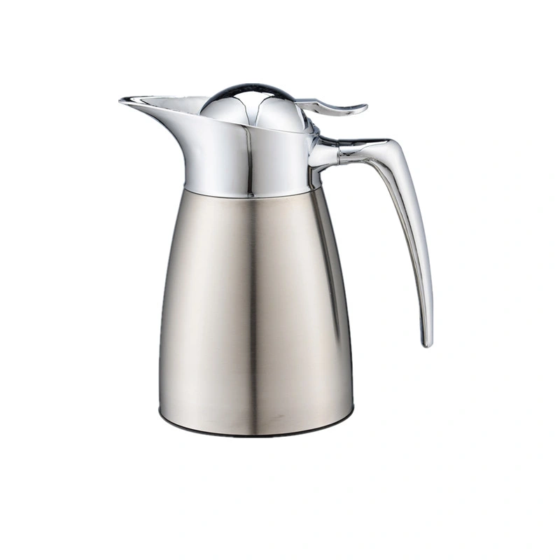 800ml Factory Stainless Steel Vacuum Jug Coffee Pot with Handle