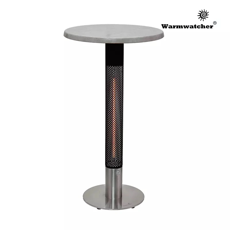 Warmwatcher Balcony Patio Terrace Commercial Outdoor Electric Table Type Retable Heater