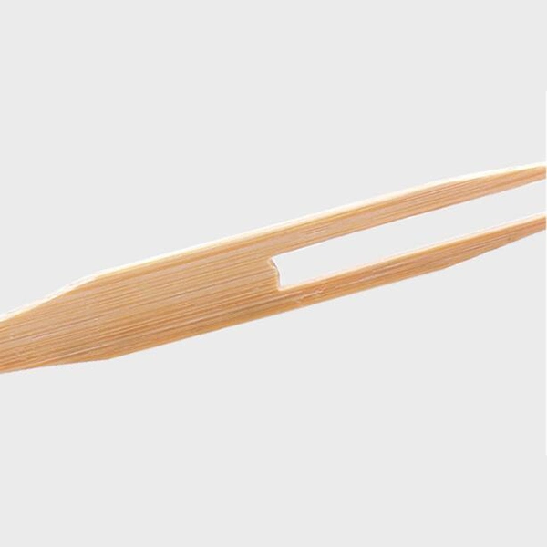 Disposable Bamboo Two Prong Fruit Fork for Party/Banquet/Buffet/Catering/Daily Life