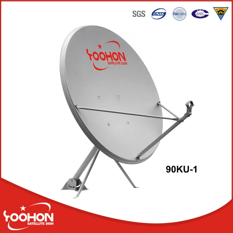 90cm Ku-Band Satellite Dish Antnena, TV Antenna 90ku-1