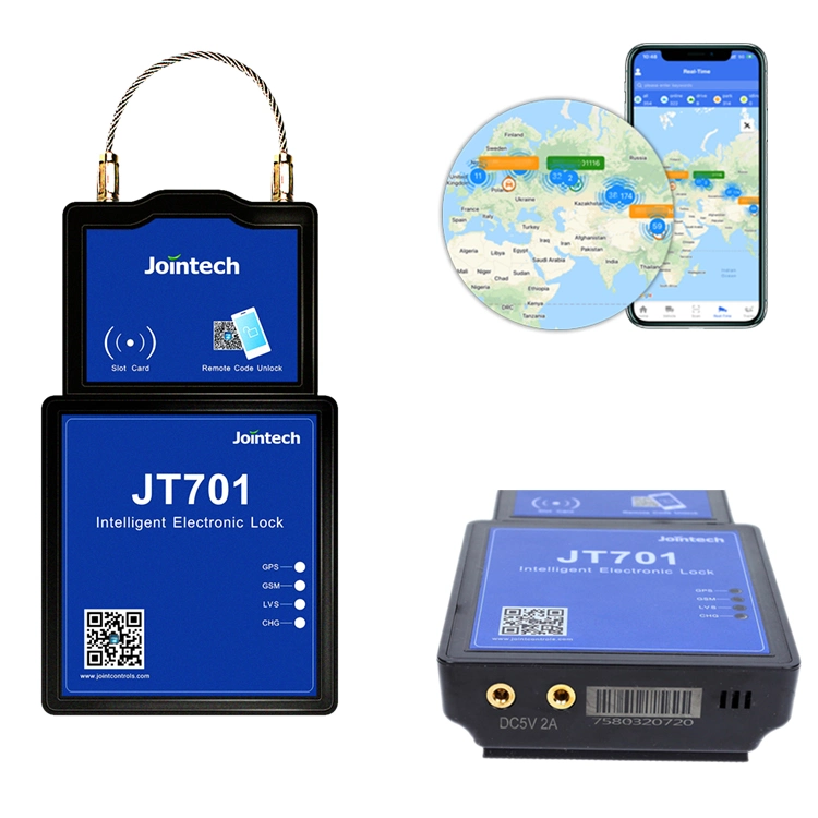 Jointech Jt701d Smart Wireless magnético de la ubicación GPS Tracker para bloqueo de seguridad de contenedores