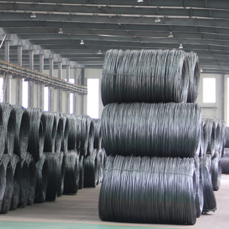 Black Annealed Wire ASTM Gr. B 185 JIS Ss330 Ss34 NF A33 Q195 5.5mm-12mm Steel Wire for Construction Nails