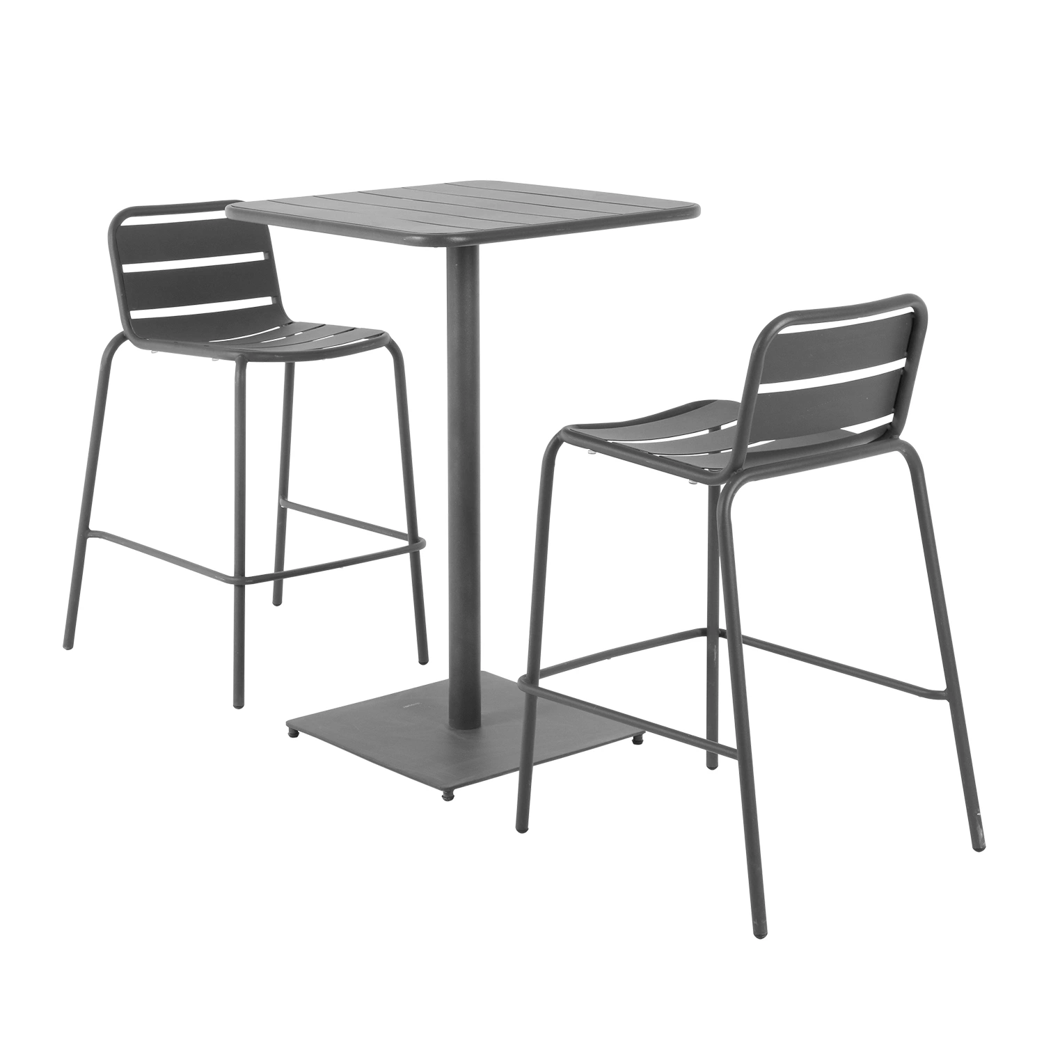 Modern Design Durable Metal High Table High Bar Stool Luxury Bistro Furniture