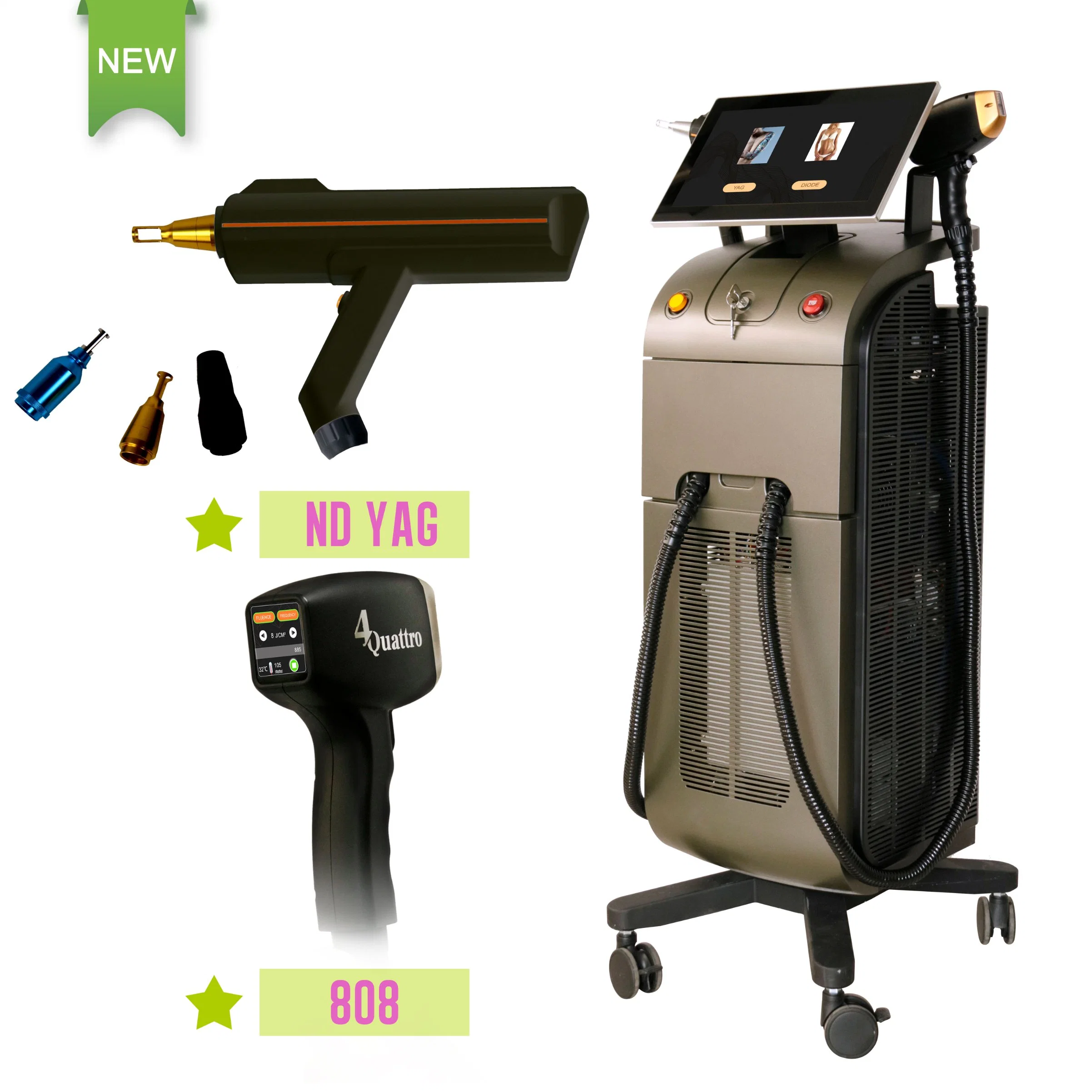 Big Power 1600W 15 Inch 4K Being Diode Laser 755 808 1064nm/ 808nm Diode Laser Hair Removal Machine Price