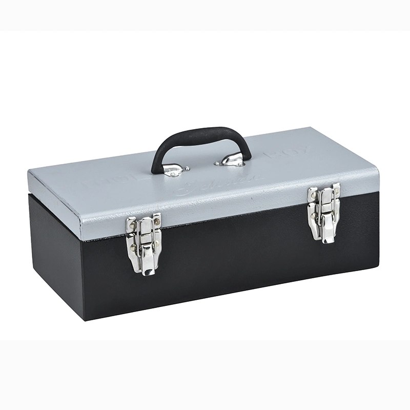 17'' Steel Tool Box with Metal Latch and Plastic Handle