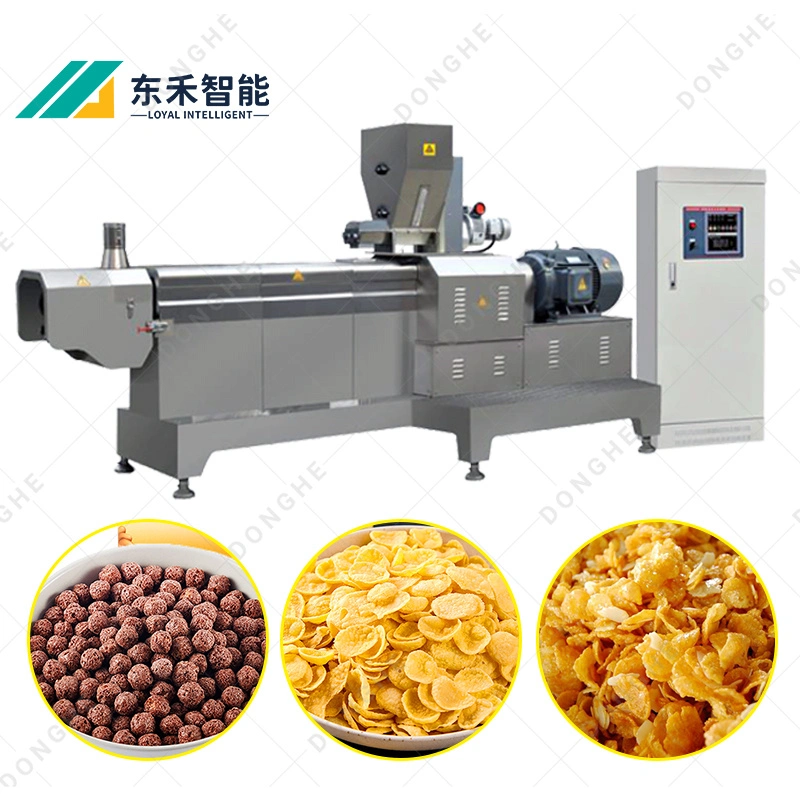 China Automatic Industrial Breakfast Cereal Corn Flakes Making Machinery Equipment