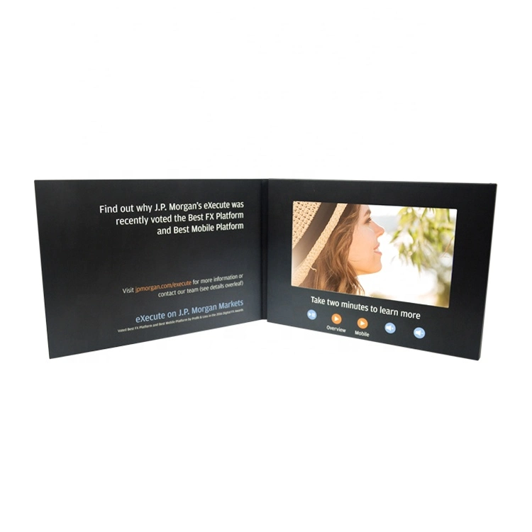 Creative 2.4/4.3/7 Inch LCD Display A4 A5 Digital Greeting Card