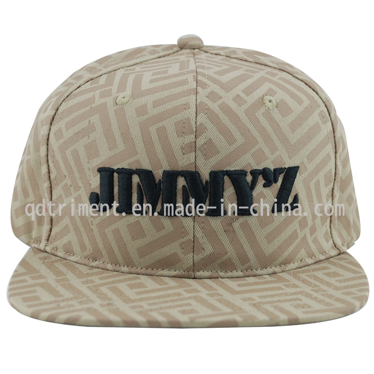 Custom Screen Print Flat Bill Snapback Camper Cap (TMFL9214)