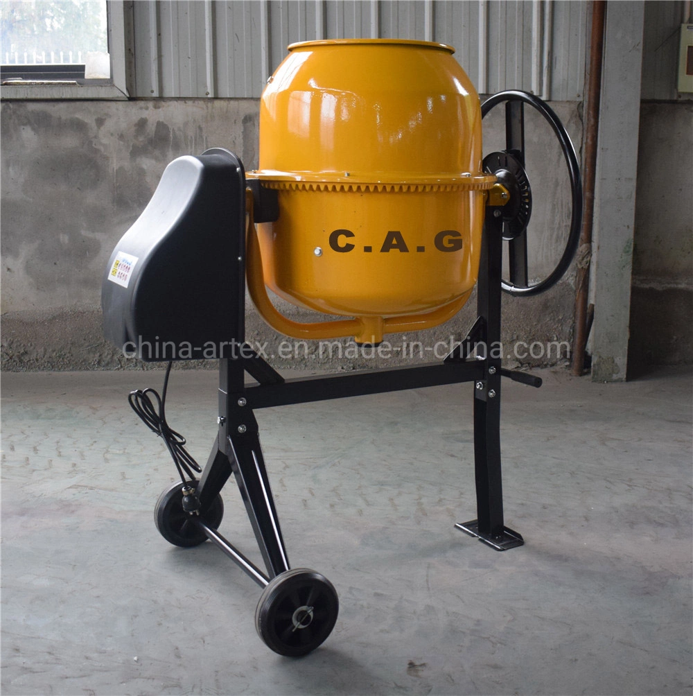 120L Portable Concrete Mixer Mobile Cement Mixer Small Size Heavy Duty Cement Mixer