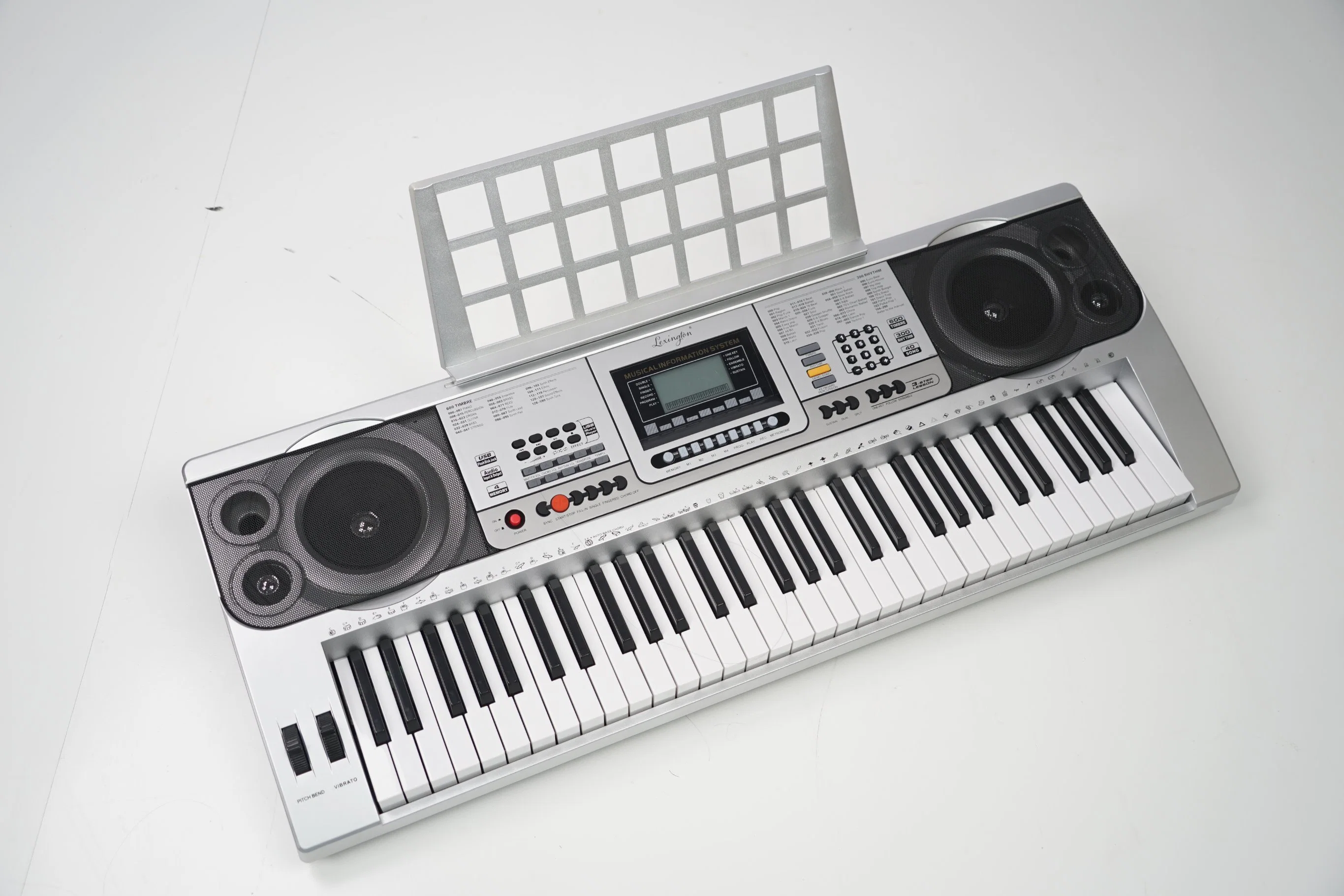 OEM de venta al por mayor de 61 teclas del teclado de piano eléctrico Instrumentos Musicales (EK61222)