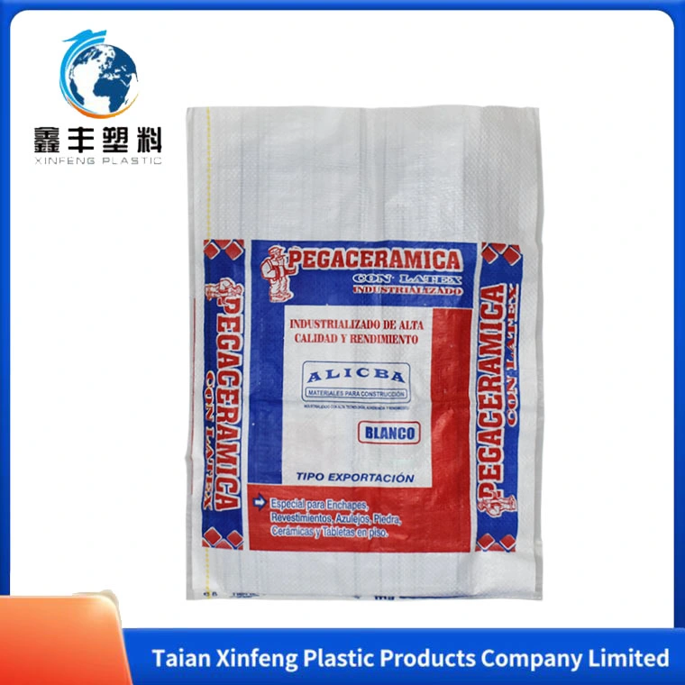 Saco de arroz 25 kg 50 kg sacos de embalagem de cimento para areia de plástico recicláveis Saco entrançado de PP laminado para compras em polipropileno
