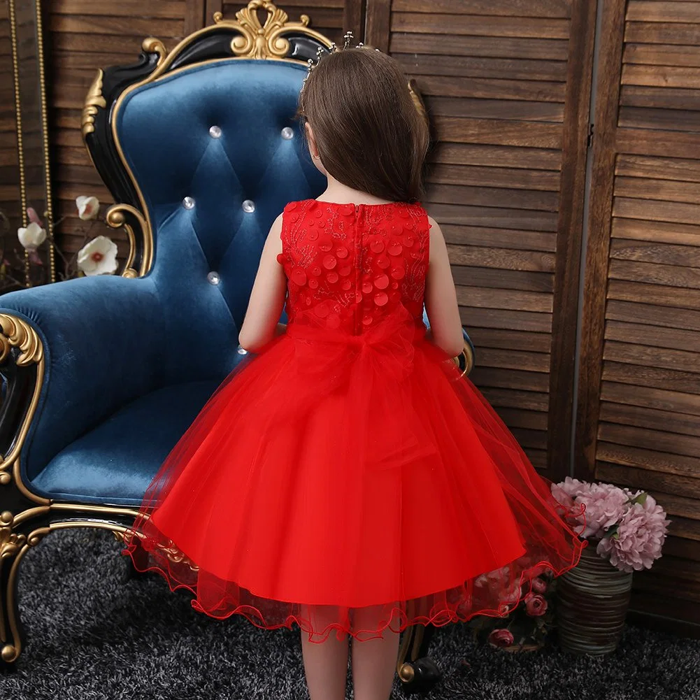 Baby Wear Bow Fashion Clothes Wholesale/Supplier Kids Party Dresses