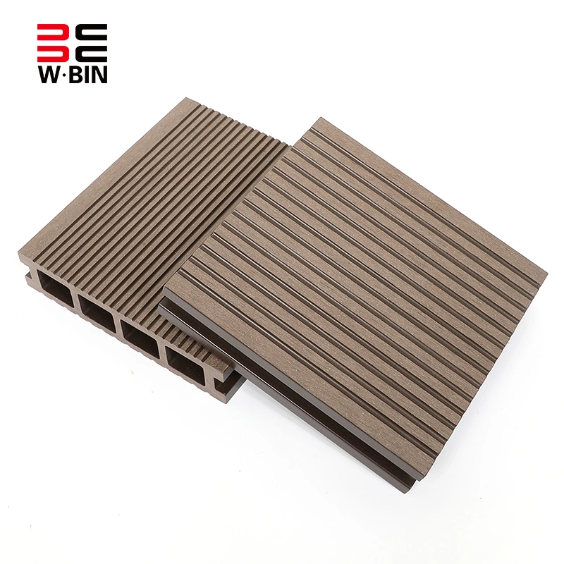 Wangbin Factory Direct-Selling Wood Plastic Composite Decking WPC Flooring for Garden and Outdoor Decking