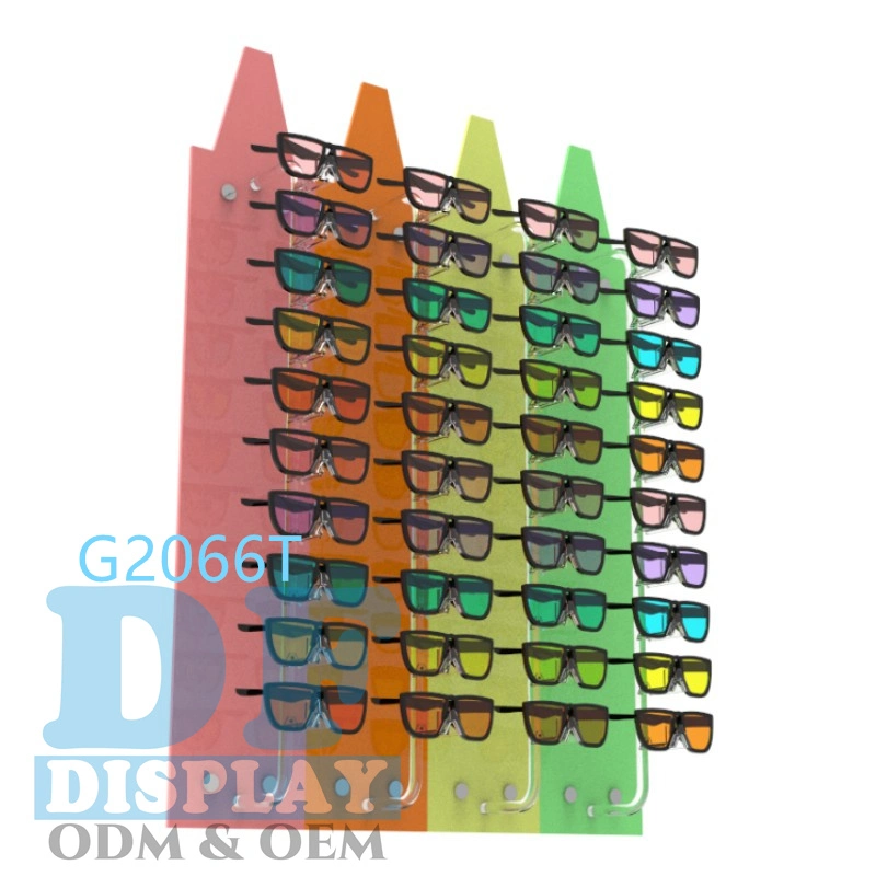 Acrylic Optical Shop Display Wall Mount Kids Eyewear Displays Optical Frames Exibition Display Acrylic Wall Display