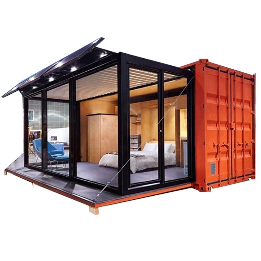 Expandable Prefabricated Portable Prefab Mobile Container Shipping House Tiny Home Modular Cabin Steel Structure Caravan Construction Villa Camp House