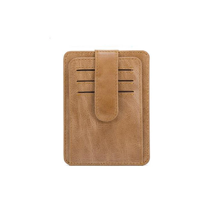 Vertical Genuine Leather Cardholder