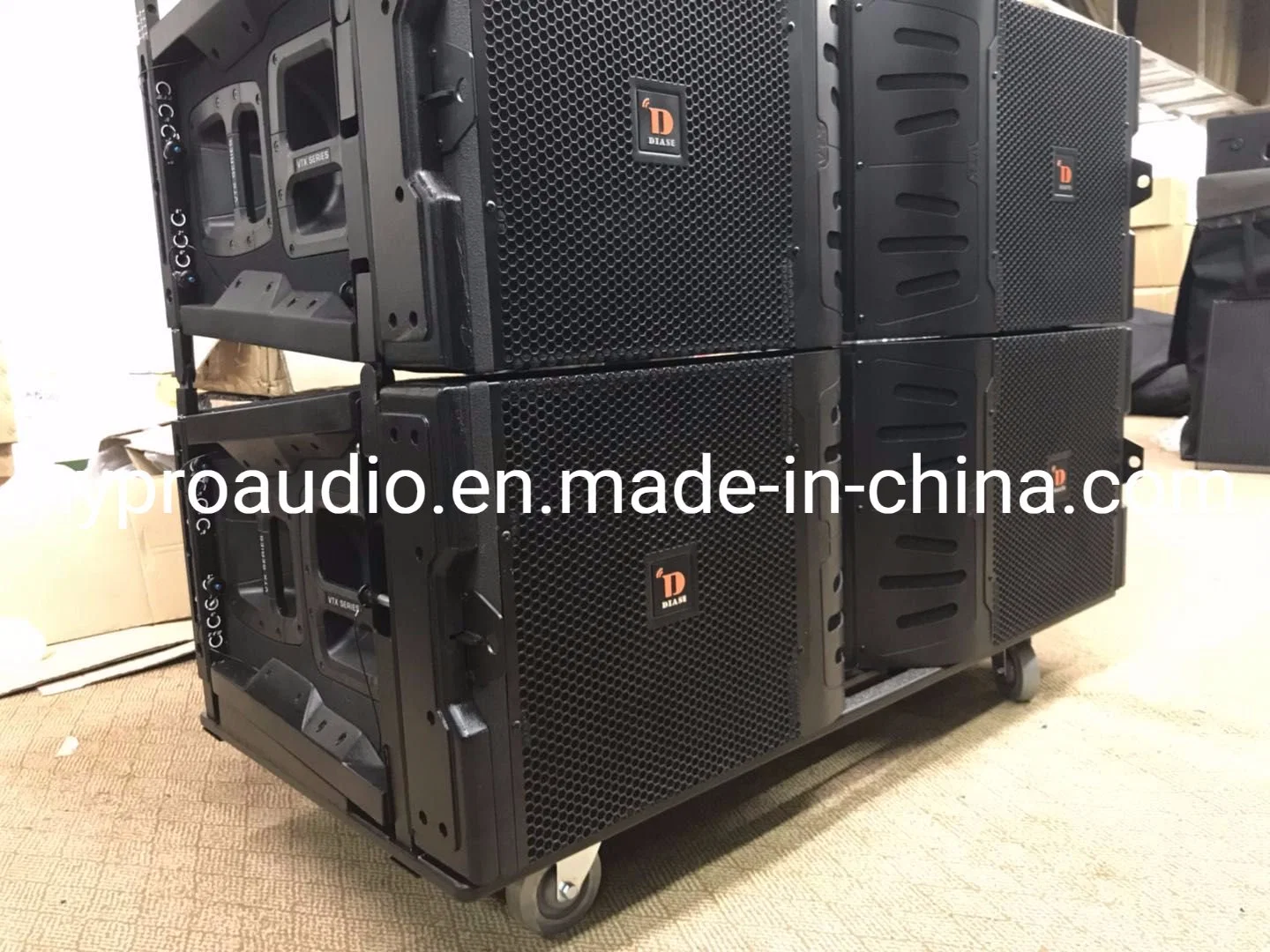 Leistungsstarke Dual 15 Zoll Dreiwege VTX V25 Professional Line Array-Lautsprecher-Audiosystem