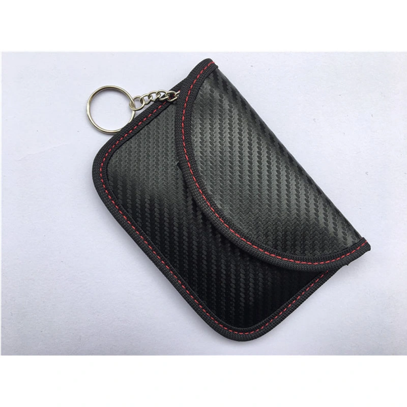 Anti Theft Keyless Entry Car Key Pouch Wallet Leather Fob RFID Signal Blocking Faraday Cases