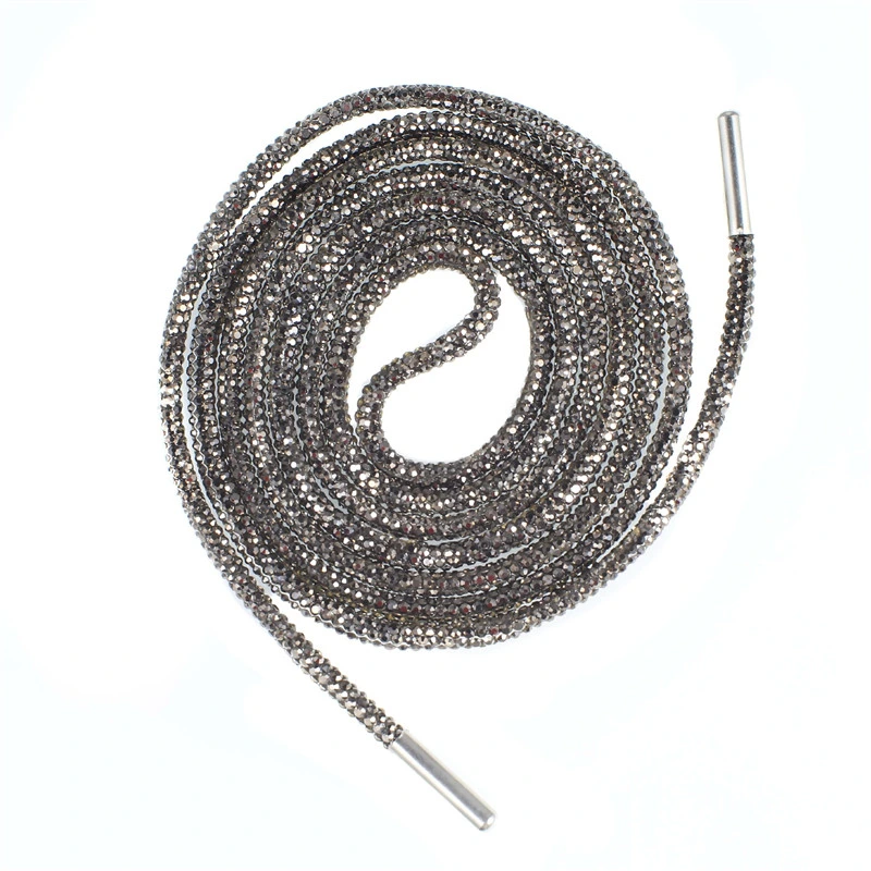 Rhinestone Shoe Laces for High-End Shoes Hats Clothing