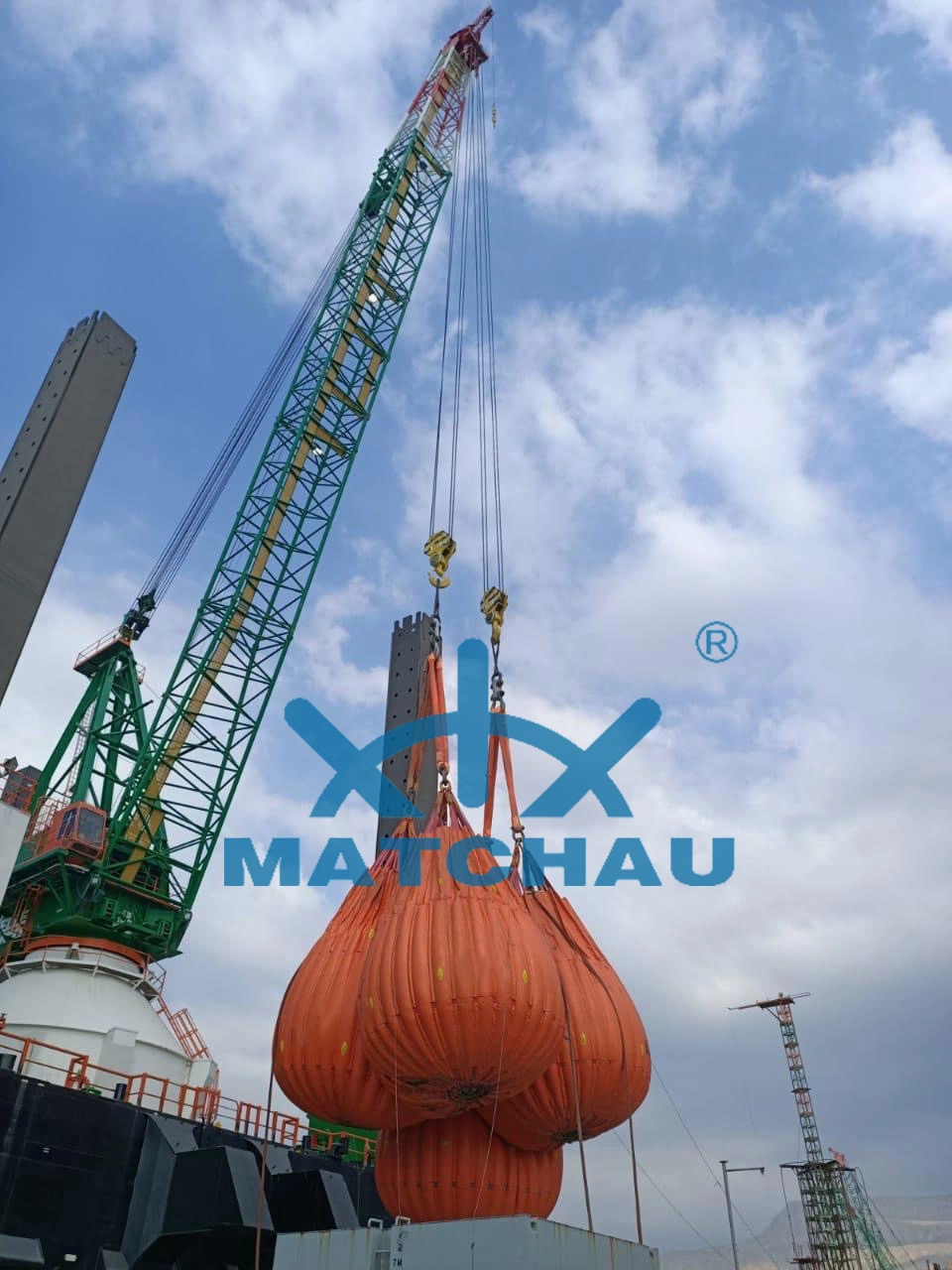 Ship Crane & Davit Load Testing Water Weight Bags