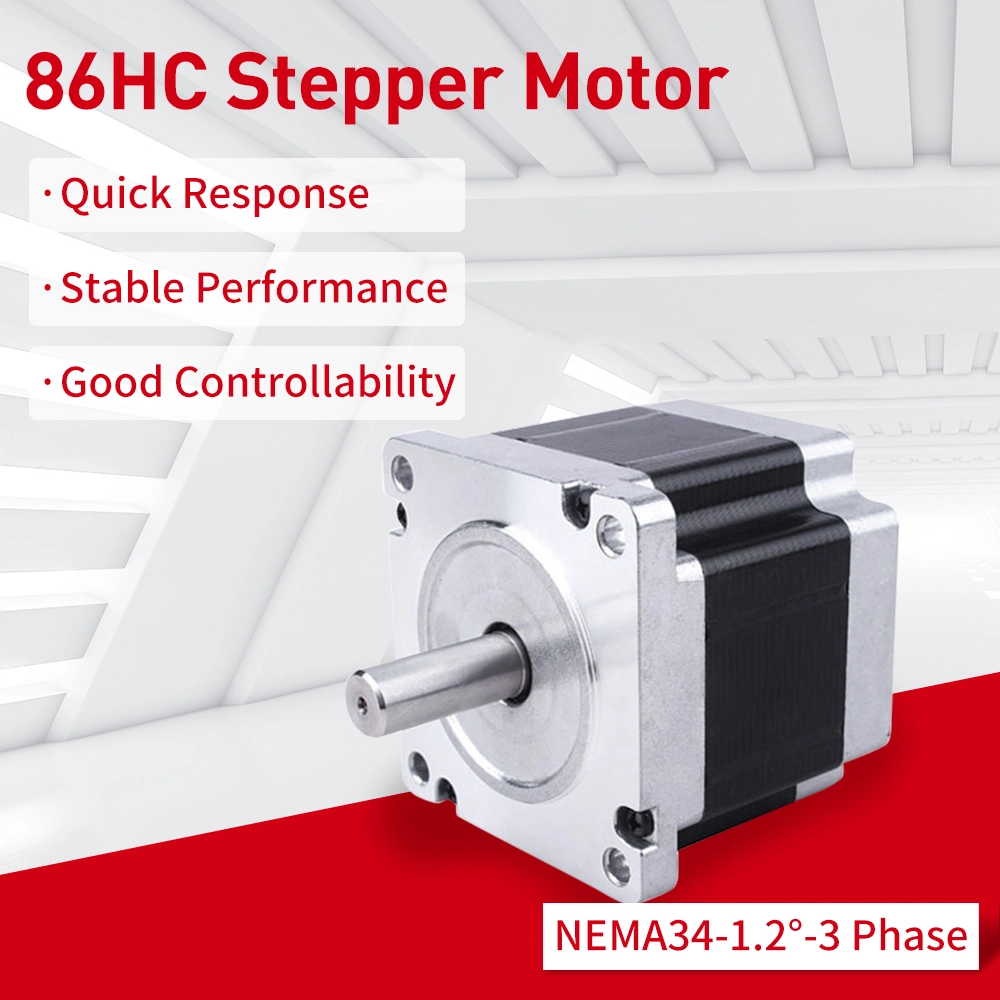 Lunyee 86hc 6 Wires NEMA 34 Stepper Motor 1.75A-5.8A Motor