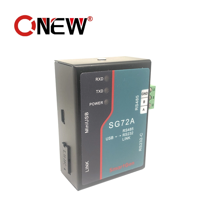 Sg72A Communication Port Conversion Module USB RS232 RS485 Link Generator Part for Smartgen Controller Signal Transportation