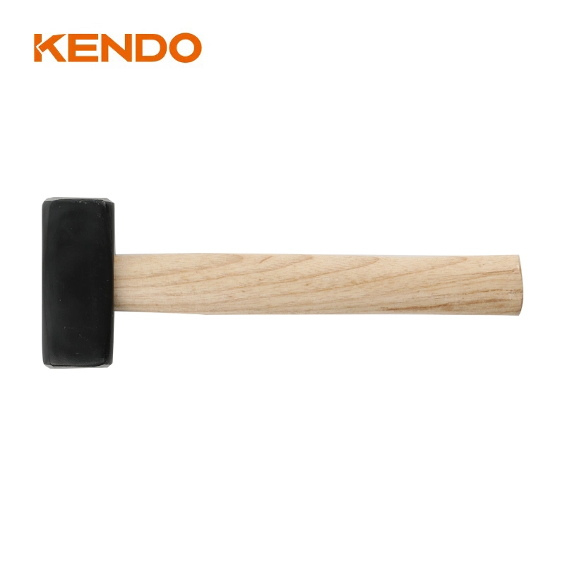 Kendo Mango de madera martillo de la lapidación de su uso con la cabeza de acero forjado, en general, Tratamiento Térmico para superior