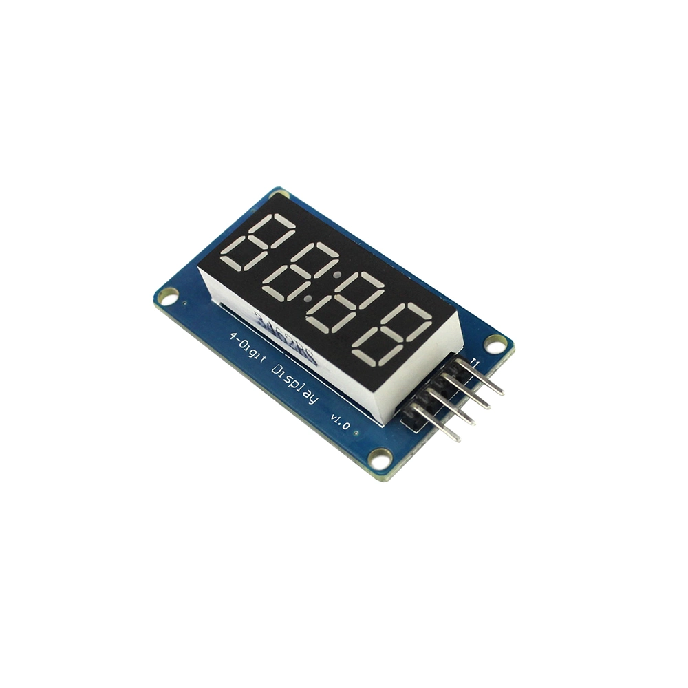 4 Bits Digital Tube LED Display Module Clock for Arduino (ساعة شاشة LED للأنبوب الرقمي 4 بت لـ Ar التوت البري Pi