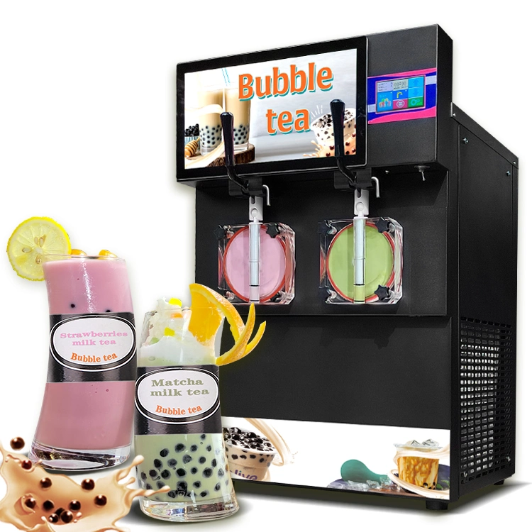 Máquina de bebidas congeladas multifuncional máquina de esguinche Comercial Boba té sluchosa Bebidas frías máquina expendedora de Slatio/Slush máquina expendedora/máquina de Slatio/máquina de bebidas congeladas