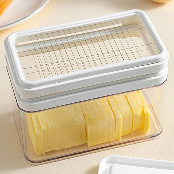 Cheese Wire Cutter Butter Storage Container Slicer and Keeper