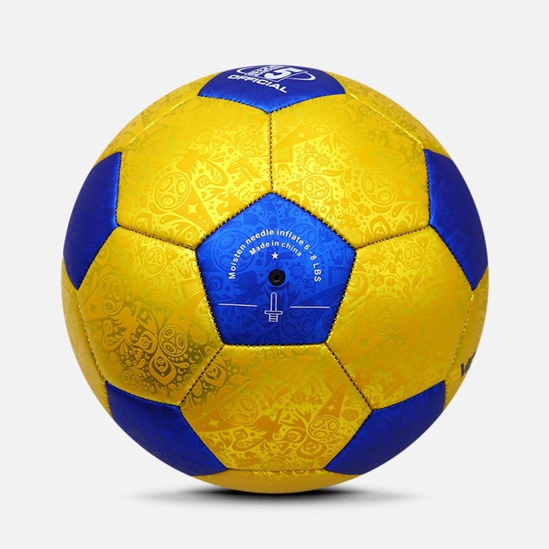 Latest Design Promotional Golden PVC Foma Football