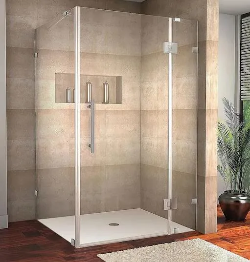 Rectangular Aluminium Stainless Steel Framed/ Frameless Modular Steam Shower Door Glass Enclosure Shower Screen Tempered Glass