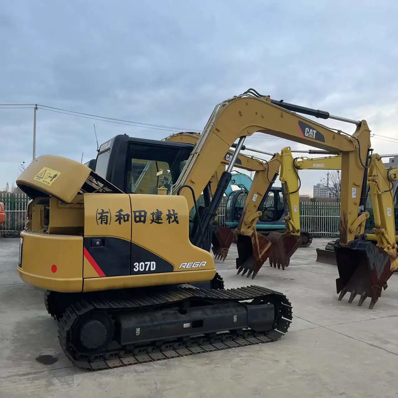 Usado Gato Original 307D Cat307e Mini Escavadoras Máquinas florestais utilizados a Caterpillar 307e Excavadora Cat308 Cat312 Cat315