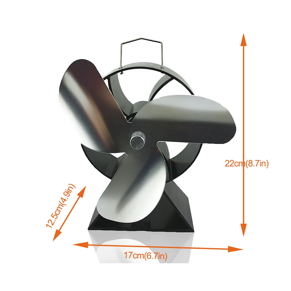 3-Blades Heizen angetriebene Holz Brennofen Ventilator im Freien verwendet Camping