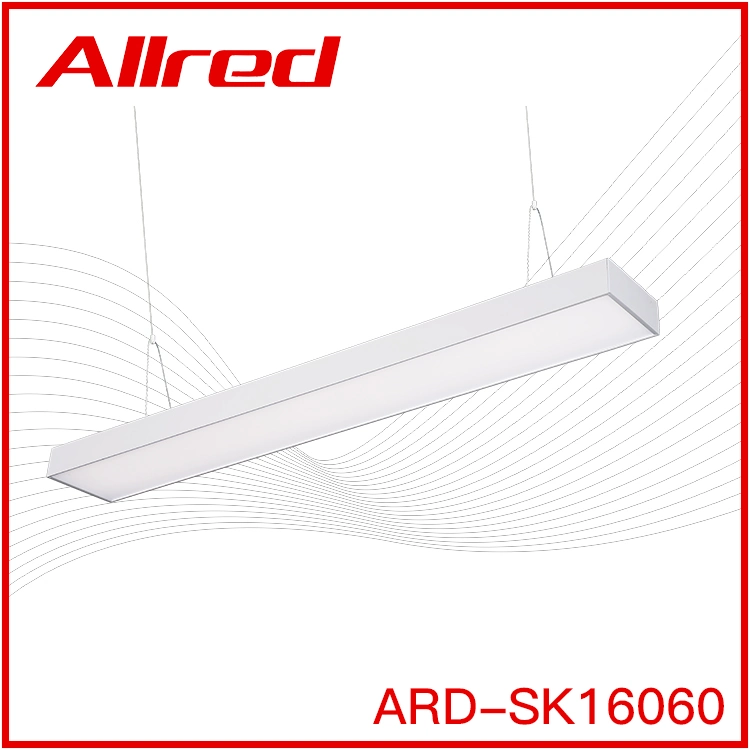 شاشة LED طولية من الألومنيوم بطول 1,2 م و105 لومتر/متسعة، 85 لومن، بإضاءة داخلية LED طولية ضوء السقف