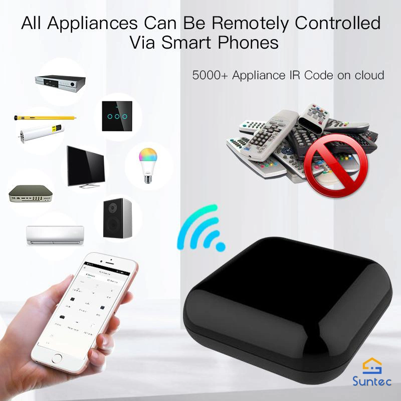 Tuya Smart Home WiFi IR RF Universal Intelligent Remote Controller Long Range Remote Control Alexa Google Home Voice Control
