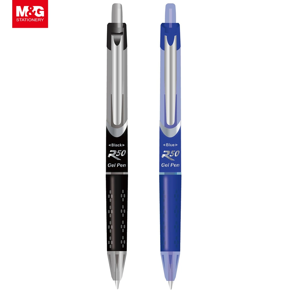 M&amp;G St de secado rápido punto Pen bolígrafo de gel de 0,5 mm Negro/Azul